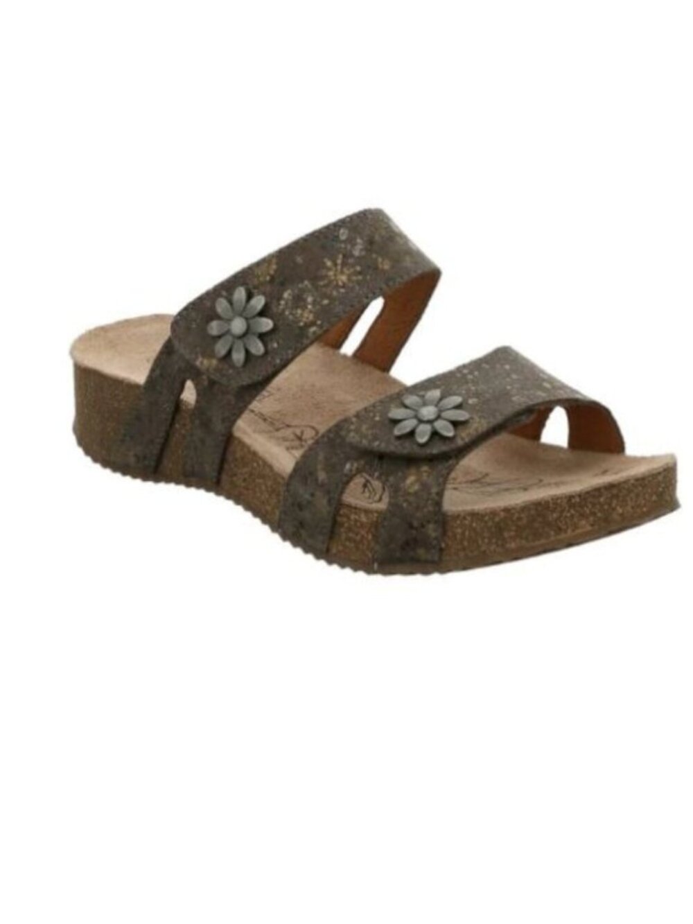 Josef Seibel NEW NWOT Tonga 04 Slide Sandals Size 36 US 5 5.5 Leather Brown